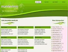 Tablet Screenshot of manilerimiz.com